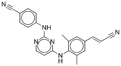 Rilpivirine-d6 Structure,1312424-26-2Structure