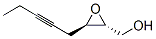 Oxiranemethanol, 3-(2-pentynyl)-, trans-(9ci) Structure,131321-18-1Structure