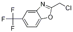 2-Chloromethyl-5-trifluoromethyl-benzoxazole Structure,131337-75-2Structure