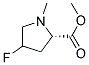 Proline, 4-fluoro-1-methyl-, methyl ester, l-(8ci) Structure,13135-68-7Structure