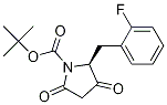 (S)-2-(2-氟-芐基)-3,5-二氧代-吡咯烷-1-羧酸叔丁酯結(jié)構(gòu)式_1313710-28-9結(jié)構(gòu)式