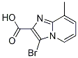 3-Bromo-8-methyl-imidazo[1,2-a]pyridine-2-carboxylic acid Structure,1313712-29-6Structure