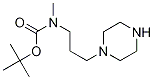 Methyl-(3-piperazin-1-yl-propyl)-carbamic acid tert-butyl ester Structure,1313712-68-3Structure