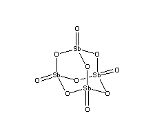 五氧化二銻結(jié)構(gòu)式_1314-60-9結(jié)構(gòu)式