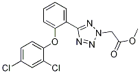 5-[2-(2,4-Dichlorophenoxy)phenyl]-2h-tetrazole-2-acetic acid methyl ester Structure,1314406-38-6Structure