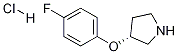 (R)-3-(4-fluorophenoxy)pyrrolidine hcl Structure,1314419-67-4Structure