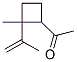 Ethanone, 1-[2-methyl-2-(1-methylethenyl)cyclobutyl]-(9ci) Structure,131510-65-1Structure