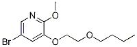 5-Bromo-3-(2-butoxyethoxy)-2-methoxypyridine Structure,1315545-09-5Structure