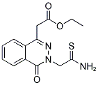 2-[3-(2-氨基-2-硫氧代乙基)-4-氧代-3,4-二氫二氮雜萘-1-基]乙酸乙酯結構式_131666-72-3結構式