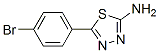 5-(4-Bromophenyl)-1,3,4-thiadiazol-2-amine Structure,13178-12-6Structure