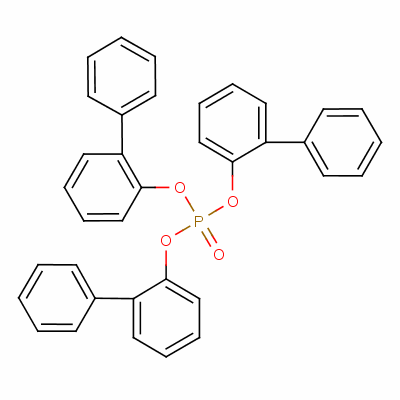 三(2-聯(lián)苯)磷酸酯結(jié)構(gòu)式_132-28-5結(jié)構(gòu)式