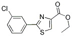 2-(3-Chloro-phenyl)-thiazole-4-carboxylic acid ethyl ester Structure,132089-34-0Structure