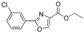 2-(3-Chloro-phenyl)-oxazole-4-carboxylic acid ethyl ester Structure,132089-43-1Structure