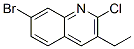 7-Bromo-2-chloro-3-ethylquinoline Structure,132118-52-6Structure