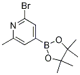 2-Bromo-4-(4,4,5,5-tetramethyl-1,3,2-dioxaborolan-2-yl)-6-methylpyridine Structure,1321518-06-2Structure