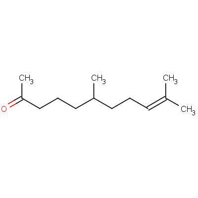 6,10-二甲基-十一烯-2-酮結(jié)構(gòu)式_1322-58-3結(jié)構(gòu)式