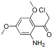 Ethanone, 1-(2-amino-4,6-dimethoxyphenyl)-2-chloro- Structure,132257-02-4Structure