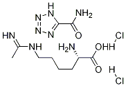 L-N6-(1-亞氨基乙基)賴氨酸5-四唑酰胺,二鹽酸鹽結(jié)構(gòu)式_1322625-19-3結(jié)構(gòu)式