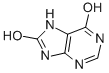 7H-purine-6,8-diol Structure,13231-00-0Structure