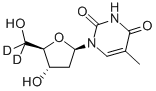 Thymidine-5’,5’’-d2 Structure,132376-92-2Structure