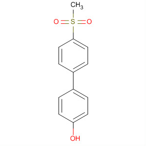 4-(Methylsulfonyl)-[1,1-biphenyl]-4-ol Structure,13244-58-1Structure