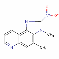 3,4-Dimethyl-2-nitro-3h-imidazo[4,5-f]quinoline Structure,132461-40-6Structure