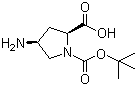 (S)-(+)-n-boc-4-氨基-l-脯氨酸結(jié)構(gòu)式_132622-66-3結(jié)構(gòu)式