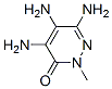 3(2H)-pyridazinone, 4,5,6-triamino-2-methyl- Structure,132635-22-4Structure