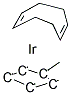 (Methylcyclopentadienyl)(1,5-cyclooctadiene)iridium(i) Structure,132644-88-3Structure