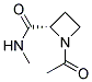 2-Azetidinecarboxamide, 1-acetyl-n-methyl-, (s)-(9ci) Structure,132663-36-6Structure