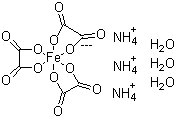 草酸高鐵銨結(jié)構(gòu)式_13268-42-3結(jié)構(gòu)式