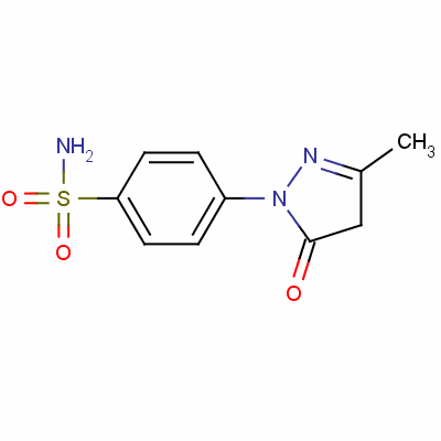 4-(4,5-Dihydro-3-methyl-5-oxo-1h-pyrazol-1-yl)-benzenesulfonamide Structure,13269-73-3Structure