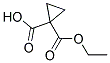 1,1-Cyclopropanedicarboxylic acid monoethyl ester Structure,13279-88-4Structure