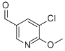 3-Chloro-5-formyl-2-methoxypyridine Structure,132865-44-2Structure