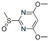 4,6-Dimethoxy-2-methylsulfinylpyrimidine Structure,132900-07-3Structure