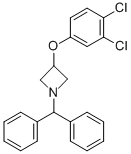 1-Benzhydryl-3-(3,4-dichloro-phenoxy)azetidine Structure,132924-44-8Structure