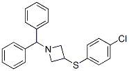 3-[(4-Chlorophenyl)thio]-1-(diphenylmethyl)azetidine Structure,132924-59-5Structure