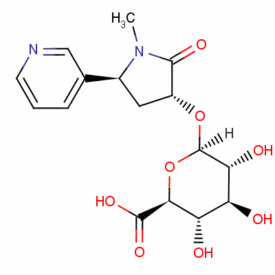 Trans-3’-hydroxy cotinine o-|-d-glucuronide Structure,132929-88-5Structure