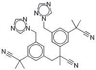 Anastrozole-d3 dimer Structure,1329809-14-4Structure