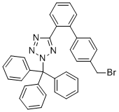 5-(4-Bromomethyl)-1,1-biphenyl-2-yl)-2-triphenylmethyl-2h-tetrazole Structure,133051-88-4Structure