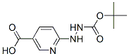 6-(2-(Tert-butoxycarbonyl)hydrazinyl)nicotinic acid Structure,133081-25-1Structure