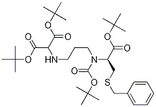 3-芐基磺酰基-2-(S)-{[2-(雙-叔丁氧基羰基甲基-氨基)-乙基]-叔丁氧基羰基甲基-氨基}-丙酸叔丁酯結構式_1331899-92-3結構式