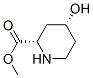 2-Piperidinecarboxylicacid,4-hydroxy-,methylester,cis-(9ci) Structure,133192-44-6Structure