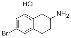 6-Bromo-1,2,3,4-tetrahydronaphthalen-2-amine hydrochloride Structure,133277-08-4Structure