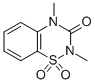 2,4-Dimethyl-2H-1,2,4-benzothiadiazin-3(4H)-on-1,1-dioxide Structure,13338-03-9Structure