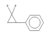 1,1-Difluoro-2-phenyl-cyclopropane Structure,13343-40-3Structure