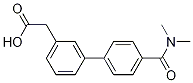 2-(4-(Dimethylcarbamoyl)-[1,1-biphenyl]-3-yl)aceticacid Structure,1334500-12-7Structure