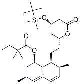 6(R)-[2-(8(s)-(2,2-dimethyl-d6-butyryl)oxy]-2(s),6(r)-dimethyl-1,2,6,7,8,8a(r)-hexahydro-1(s)-naphthyl]ethyl-4(r)-(t-butyl-dimethylsilyl)oxy-3,4,5,6-tetrahydro-2h-pyran-2-one Structure,1335460-29-1Structure