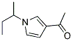 Ethanone, 1-[1-(1-methylpropyl)-1h-pyrrol-3-yl]-(9ci) Structure,133611-45-7Structure