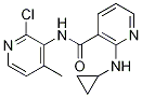 N-(2-chloro-4-methyl-3-pyridyl)-2-cyclopropylamino-3-pyridinecarboxamide Structure,133627-47-1Structure